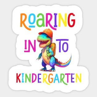 Roaring in to 1st first grade Sticker